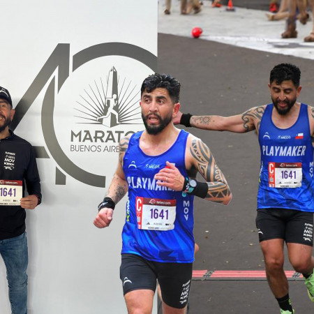 Pedro Martínez y su participación en la Maratón de Buenos Aires