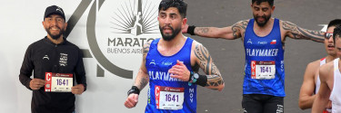 Pedro Martínez y su participación en la Maratón de Buenos Aires