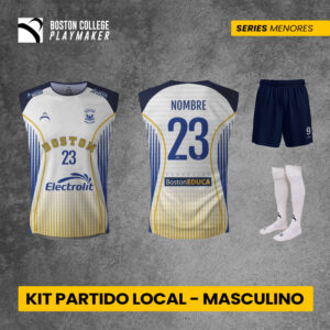 Kit Partido Local Masculino - Boston College Series Menores